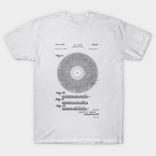 LP Vinyl Record Patent Image 1954 T-Shirt